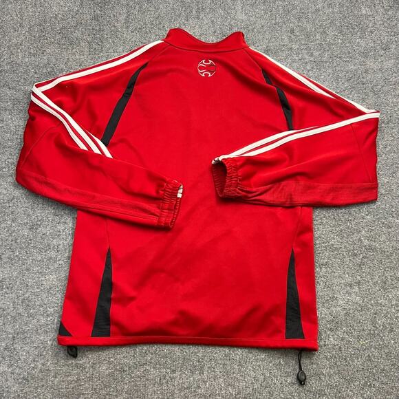 Vintage Adidas Blackhawks LSA Soccer Track Jacket Men Medium Red Full Zip - Picture 5 of 12